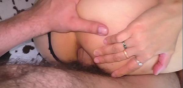  Mom gave a massage and blowjob to her stepson. Mature ass anal